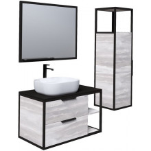 Комплект мебели для ванной Grossman Лофт 90 111123 шанико