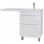 Тумба с раковиной Grossman Вилар 126011/1101017 120R белый
