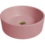 Раковина накладная Grossman Color GR-3013PIM D41 розовый матовый