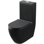 Унитаз напольный Grossman GR-4446BMSQ черный матовый