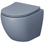 Унитаз подвесной Grossman Color GR-4455BSMS-21 голубой матовый