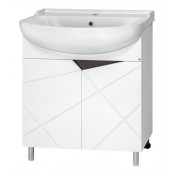 Тумба с раковиной Misty Грани 70 УТ000013215 белый