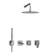 Душевой комплект WasserKRAFT A1451.273.274.097.121.275.100.276 никель