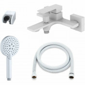 Смеситель для ванны Orange Lutz M04-300w белый