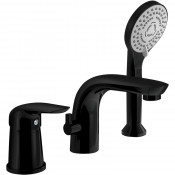 Смеситель на борт ванны Orange Otto M22-333b черный