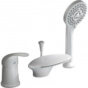 Смеситель на борт ванны Orange Iris M41-333w белый