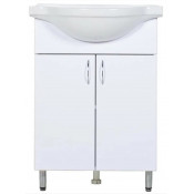 Тумба с раковиной Orange Лайт 60 LA-60TUW+RA белый