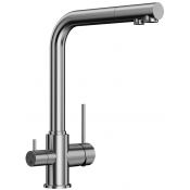 Смеситель для кухни Elghansa Kitchen Pure Water 56A5216-Steel сталь