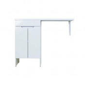 Тумба Orange Optima OPD-120TUW+RAL 120 с левой раковиной белая