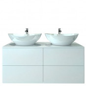 Тумба под раковину Orange Otto 130 Ot-130TuMDF белый