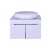 Тумба с раковиной Orange Санторини Sa-80TUW+RA белый