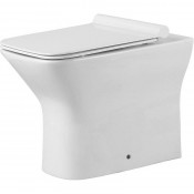 Приставной унитаз Agger AT02200 с сиденьем белый