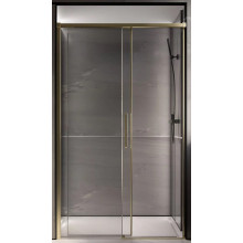 Душевая дверь Veconi Premium Trento PTD40-G-120-01-C4 120 золото/прозрачное