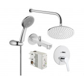 Комплект душевой системы VitrA Solid S A49287EXP хром