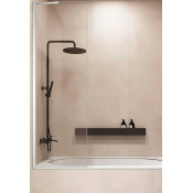 Шторка для ванной Veconi Palau PL84-70-01-C7 70 хром/прозрачное