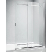 Шторка для ванной Veconi Palau PL88CH-90-01-C8 90 хром/прозрачное