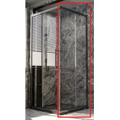 Душевая стенка Veconi Premium Trento PTC20-GR-100-01-C4 100 графит/прозрачное