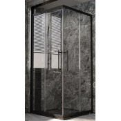 Душевой уголок Veconi Premium Trento PTC20-B-9090-01-C4 90x90 черный матовый/прозрачное