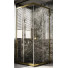 Душевой уголок Veconi Premium Trento PTC20-G-11090-01-C4 110x90 золото/прозрачное