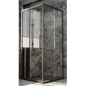 Душевой уголок Veconi Premium Trento PTC20-GR-11090-01-C4 110x90 графит/прозрачное