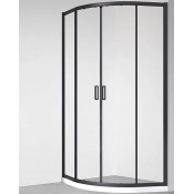 Душевой уголок Veconi Rovigo RV-01B RV01B-100-01-C7 100x100 черный/прозрачное