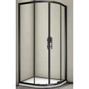 Душевой уголок Veconi Rovigo RV-07B RV07B-90-01-C3 90x90 черный/прозрачное