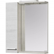 Зеркальный шкаф Aquaton Ронда PRO 60 1A205102RSC2L с подсветкой дуб соммерсет