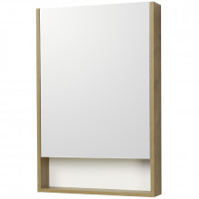 Зеркальный шкаф Акватон Сканди 55 1A252102SDZ90 белый/дуб рустикальный