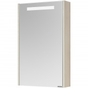 Зеркальный шкаф Aquaton Верди PRO 50 1A195802VDAV0 с подсветкой белый/ясень фабрик