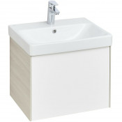 Тумба с раковиной Акватон Асти 1A2631K0AXD70 55 белый/ясень шимо