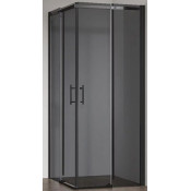 Душевой уголок Veconi Rovigo RV-50B RV50B-10080-05-C8 100x80 черный матовый/тонированное