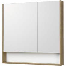 Зеркальный шкаф Акватон Сканди 1A252302SDZ90 90 белый/дуб рустикальный