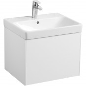 Тумба с раковиной Акватон Асти 1A2631K0AX2B0 55 белый матовый/белый глянец