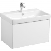 Тумба с раковиной Акватон Асти 1A2630K0AX2B0 70 белый матовый/белый глянец