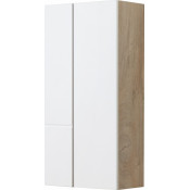 Шкаф Акватон Мишель 1A243903MIX40 дуб эндгрейн/белый