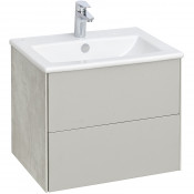 Тумба под раковину Акватон Сохо 1A258001AJ9A0 60 слэйт/галька серая
