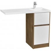 Тумба под раковину Акватон Лондри 1A2670K2LHDR0 40 дуб рустикальный/белый