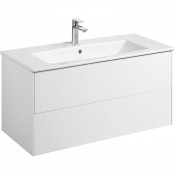 Тумба под раковину Акватон Сохо 1A258201AJ010 100 белый глянец