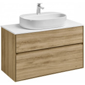 Тумба с раковиной Акватон Либерти 1A279601LYC70/1WH501710/1A281103LY010 100 дуб эльвезия