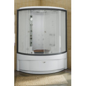 Душевой бокс Радомир Даниэла 140x140 1-04-6-0-0-0731 черный/матовое