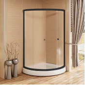 Душевой уголок Радомир Найт 1-03-6-0-0-0051 110х110 черный/матовое