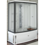 Душевой бокс Радомир Элис К1 1-04-6-1-4-0951 L 168x85 черный/матовое