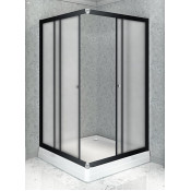 Душевой уголок Радомир Дрим 1-03-6-1-0-1211 90х100 L черный/матовое