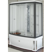 Душевой бокс Радомир Элис К1 1-04-6-2-4-0950 R 168x85 черный/прозрачное