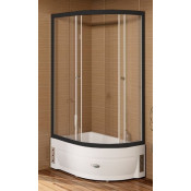 Душевой уголок Радомир Соул 2 1-03-6-1-0-0090 120х80 L черный/прозрачное