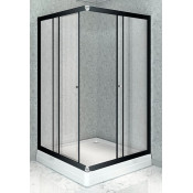 Душевой уголок Радомир Дрим 1-03-6-0-0-1180 90х90 черный/прозрачное