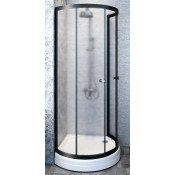 Душевой уголок Радомир Стронг 1-03-6-0-0-1821 110х110 черный/матовое