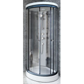 Душевая кабина Радомир Стронг 1-05-6-0-0-1811 100x100 черный/матовое