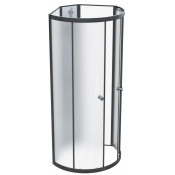 Душевое ограждение от бокса Radomir Стронг 1-00-6-0-0-1811 100x100 черный/матовое