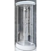 Душевая кабина Радомир Стронг 1-05-1-0-0-1821 110x110 белый/матовое